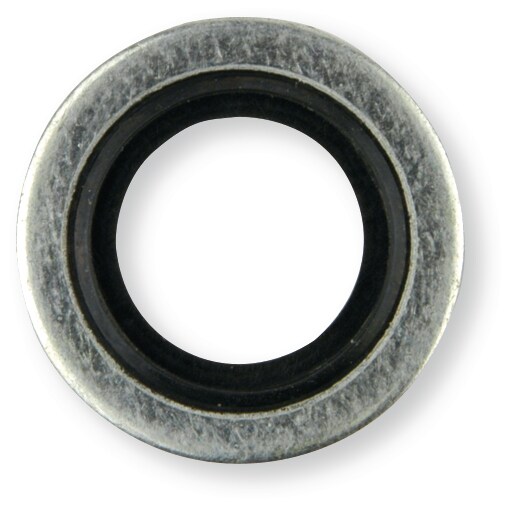 Hydraulisk tætningsring, tommer 13,7/20,6X2,10 messing/nitrilgummi